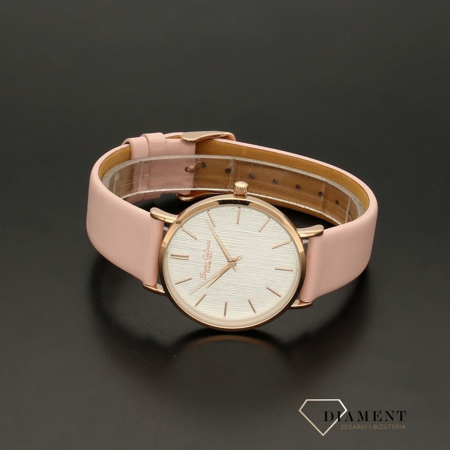 Zegarek damski Bruno Calvani BC90552 GOLD RÓŻOWY PASEK (2).jpg